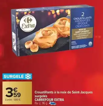 Carrefour Market Carrefour - croustillants à la noix de saint-jacques surgelés offre