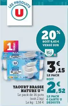 Hyper U U - rochers glaces vanille saveurs offre