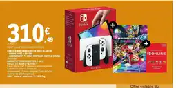 E.Leclerc Console nintendo switch oled blanche offre