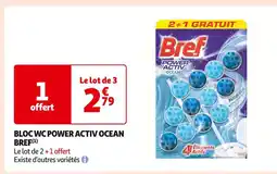 Auchan Supermarché Bref Bloc WC Power Activ Ocean(1) offre