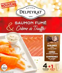 Auchan Saumon Fumé Et Dosette De Sauce Maison Delpeyrat offre