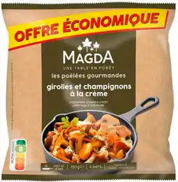 Auchan Poelées Gourmandes Girolles Et Champignons À La Crème Magda offre