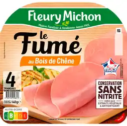 Auchan Jambon Fleury Michon offre