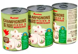 Auchan Champignons Pieds Et Morceaux Filière Auchan Cultivons Le Bon offre