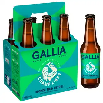 Auchan Bière Blonde Gallia offre