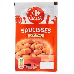 Carrefour CARREFOUR CLASSIC' Saucisses Cocktail offre