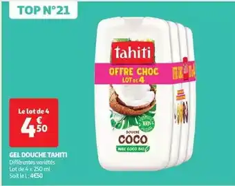 Auchan Tahiti - gel douche offre