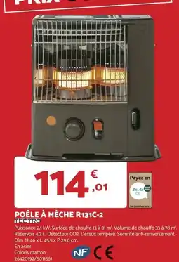 Bricomarché Pagès - poêle à méche r13c-2 offre