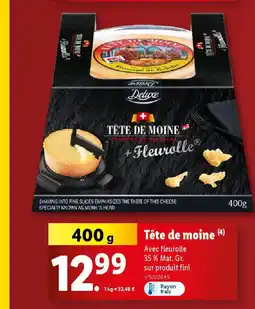 Lidl Tête de moine offre