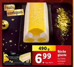 Lidl Bûche glacée offre