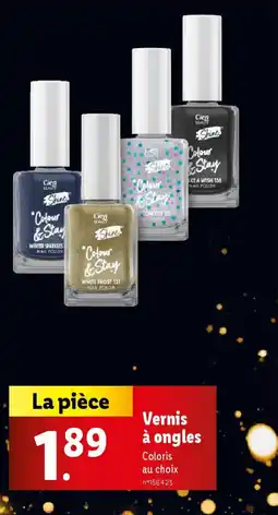 Lidl Vernis à ongles offre