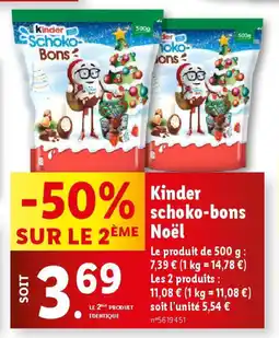 Lidl Kinder offre