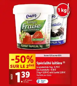 Lidl Spécialité laitière (3) offre