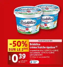 Lidl Bridélice offre