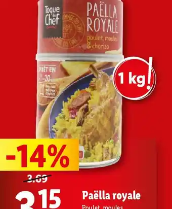 Lidl Paëlla royale offre