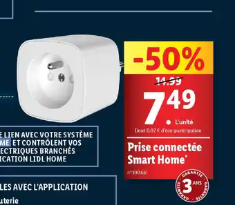 Lidl Prise connectée Smart Home* offre