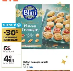 Carrefour Market Coffret fromager surgelé blini offre