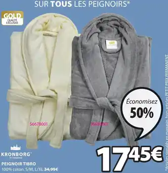 JYSK Peignoir Tibro offre