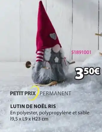 JYSK Lutin de Noël Ris offre