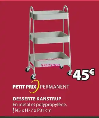 JYSK Desserte Kanstrup offre