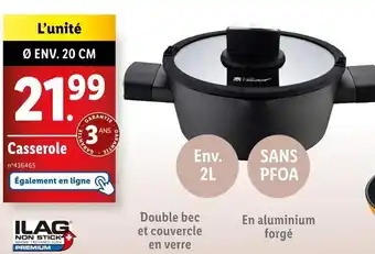 Lidl ILAG Casserole offre