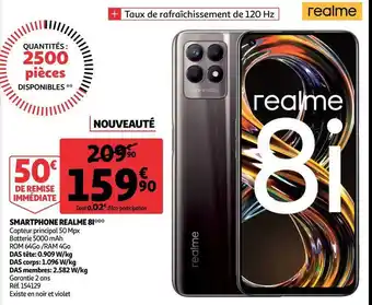 Auchan Smartphone realme 8i offre