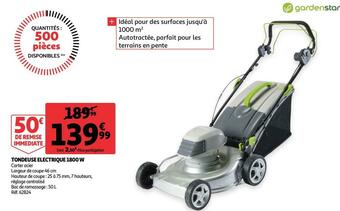 Auchan Tondeuse electrique 1800 w offre