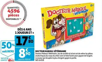 Auchan Docteur maboul vétérinaire offre