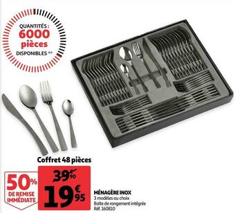 Auchan Ménagère inox offre