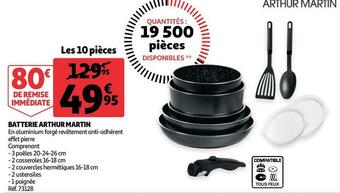 Auchan Arthur martin batterie offre