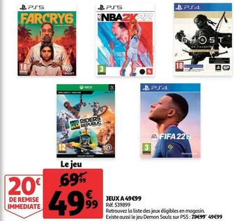 Auchan Jeux a 49€99 offre