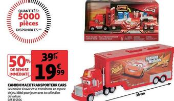 Auchan Camion mack transporteur cars offre