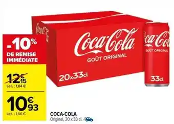 Carrefour Coca cola - original offre