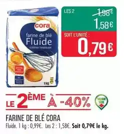Match Cora - farine de blé offre