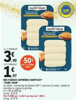 E.Leclerc Saint jean - nos fameux suprêmes soufflés offre