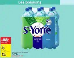 Carrefour Market ST YORRE Eau minérale naturelle gazeuse offre