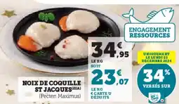 Hyper U Noix de coquille st jacques offre