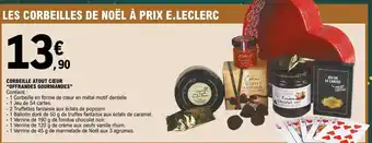 E.Leclerc Express Corbeille atout coeur "offrandes gourmandes" offre