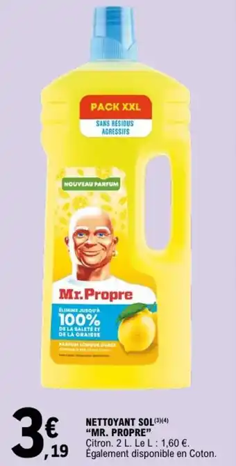 E.Leclerc Express "MR. PROPRE” Nettoyant sol offre