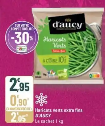 G20 D'AUCY Haricots verts extra fins offre