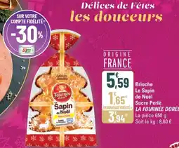 G20 LA FOURNÉE DORÉE Brioche Le Sapin de Noël Sucre Perlé offre