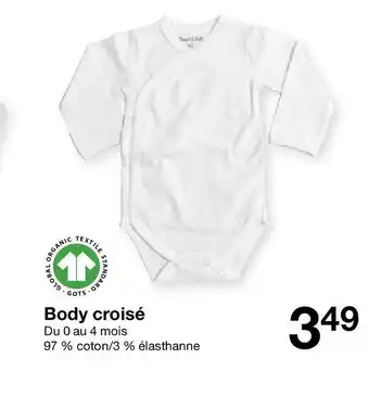 Zeeman Body croisé offre