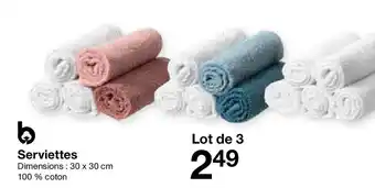 Zeeman Serviettes offre