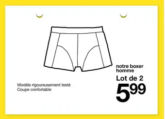 Zeeman Notre boxer homme offre