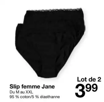 Zeeman Slip femme Jane offre