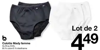 Zeeman Culotte Mady femme offre