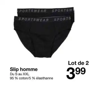 Zeeman Slip homme offre