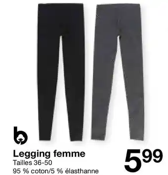 Zeeman Legging femme offre