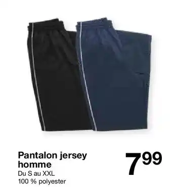 Zeeman Pantalon jersey homme offre