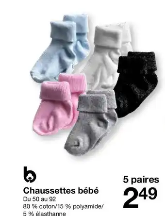 Zeeman Chaussettes bébé offre